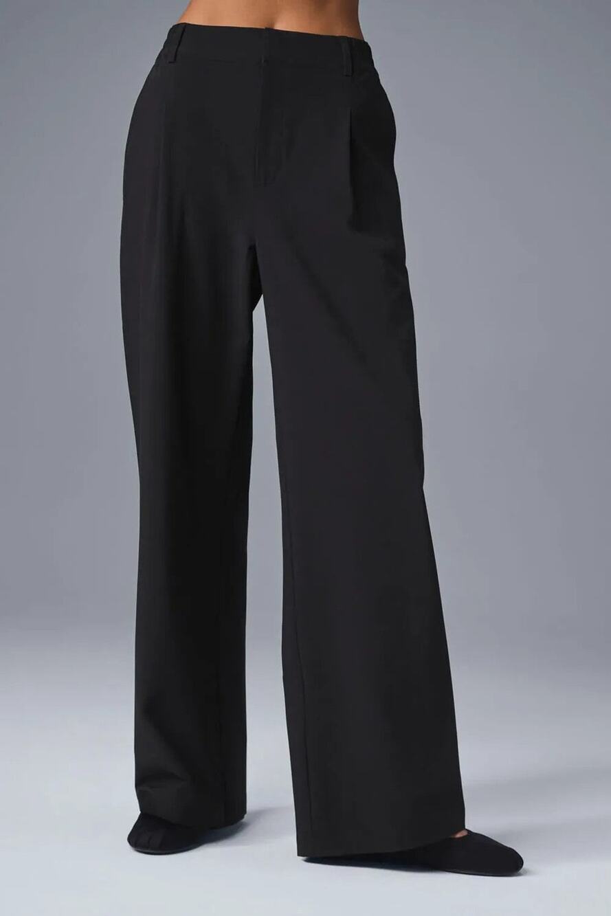 Alo Yoga High-Waist Pursuit Wide-Leg Trouser - S